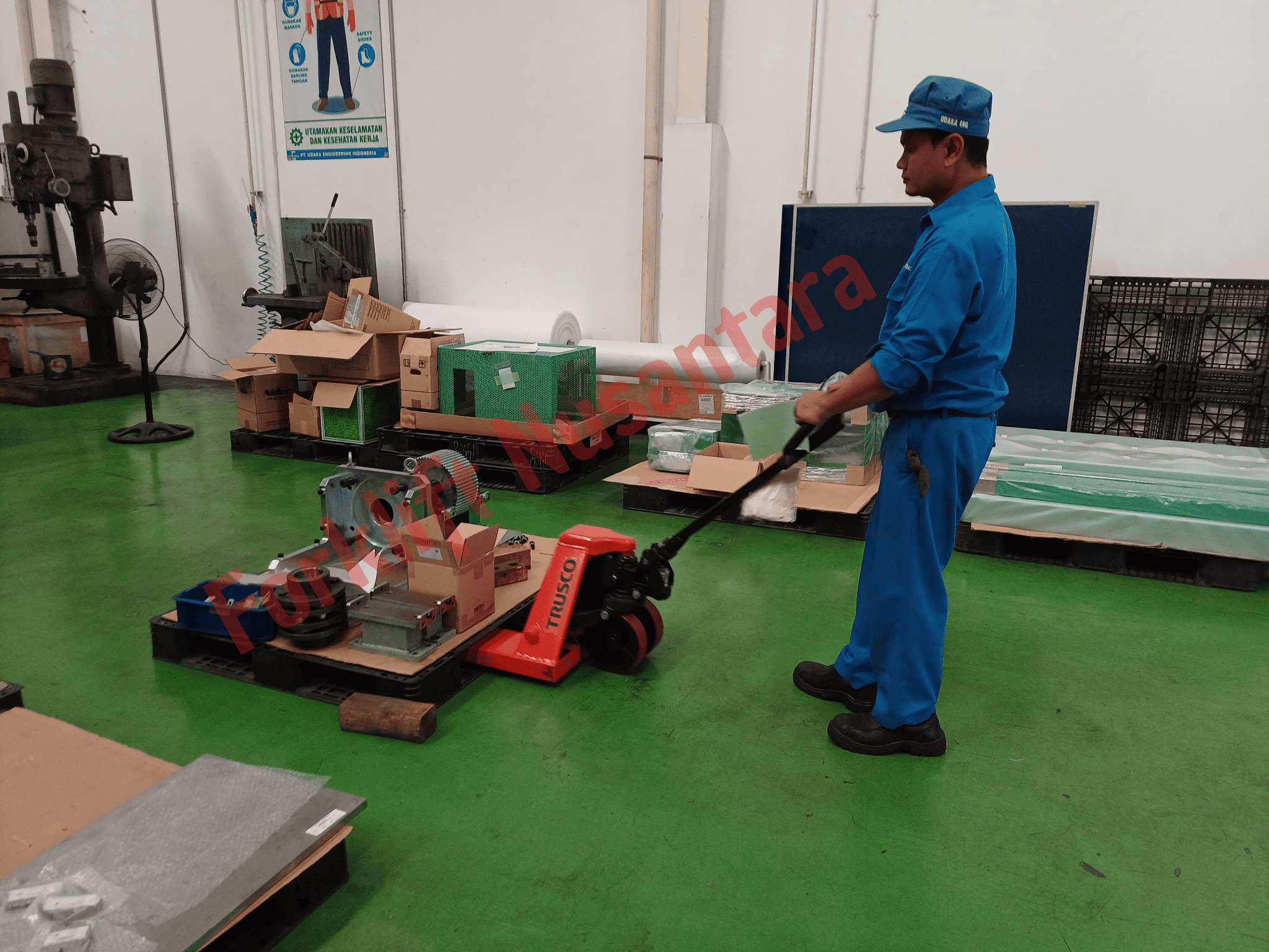 Test Beban Service Hand Pallet - Forklift Nusantara