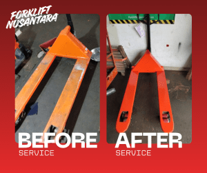 before after service hand pallet tangerang profesional oleh forklift nusantara