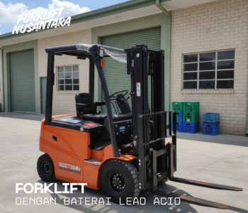 13 Berikut adalah contoh unit dengan penggunaan baterai lead acid di service hand forklift Cikarang oleh Forklift Nusantara