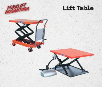 Hand Pallet Cikarang - macam macam lift table